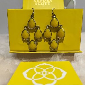RESERVED Vintage Kendra Scott Carlone Earrings in Yellow